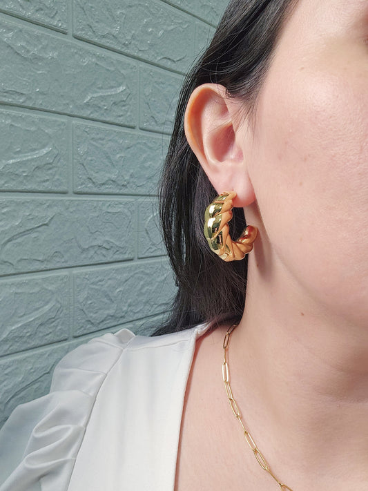 Croissant earrings