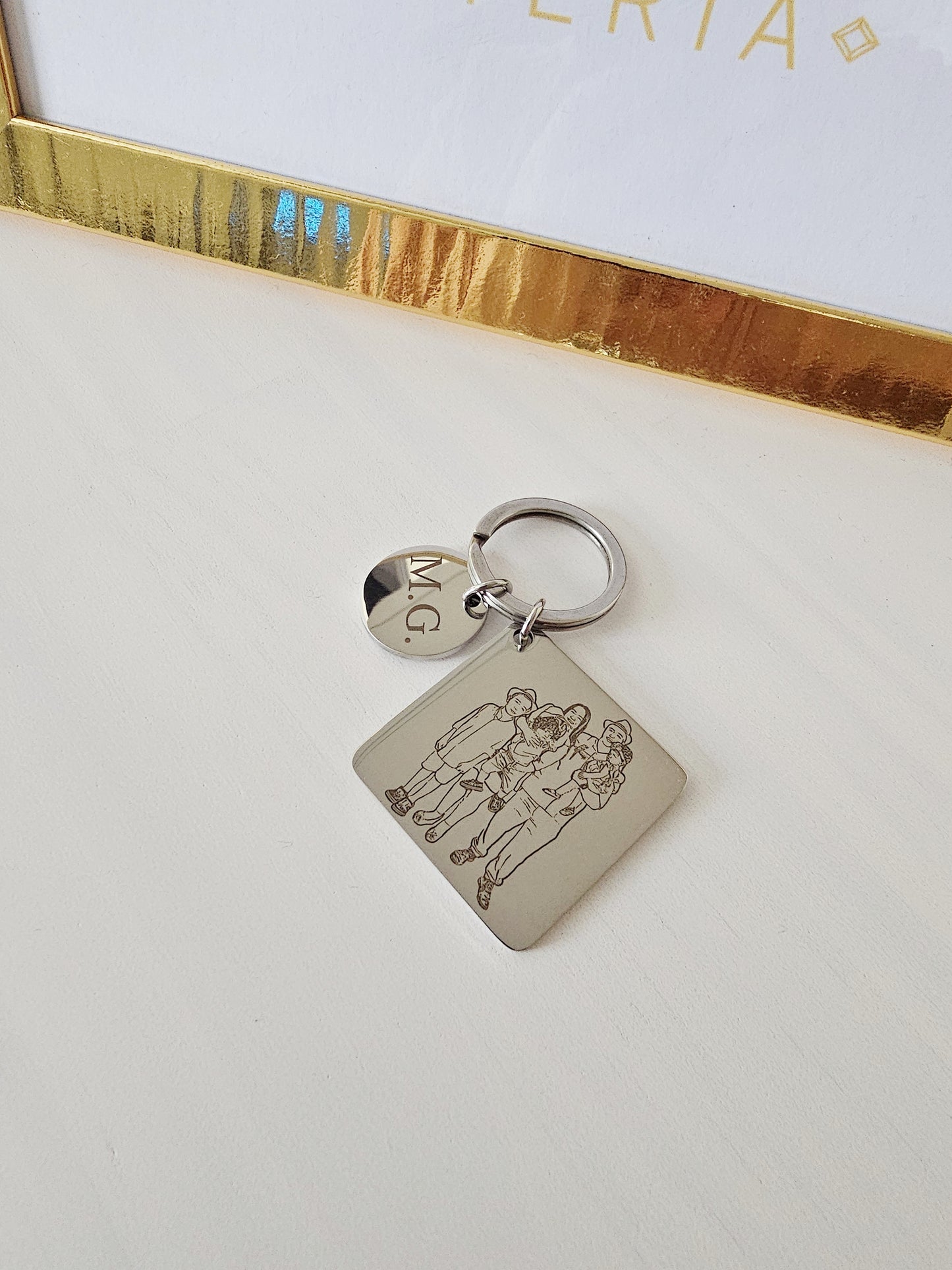 Llavero doble personalizado