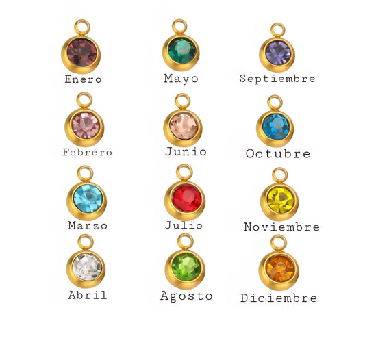 Corazón + birthstone bracelet