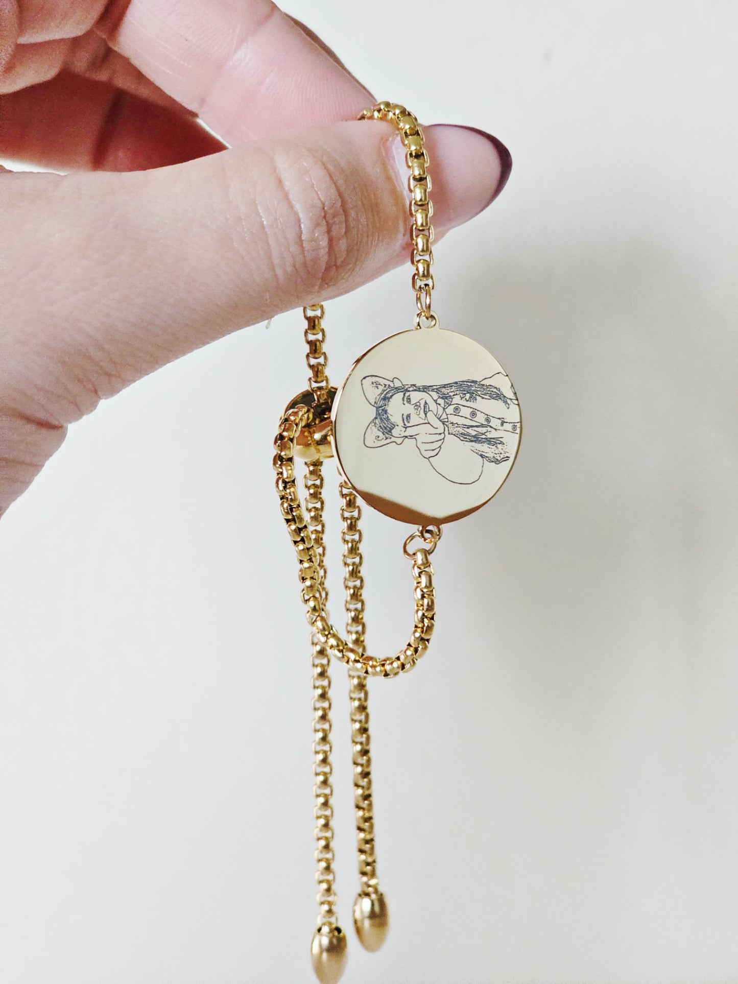 Pulsera ajustable para retrato