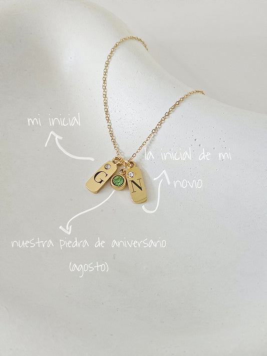 Su inicial y la mía