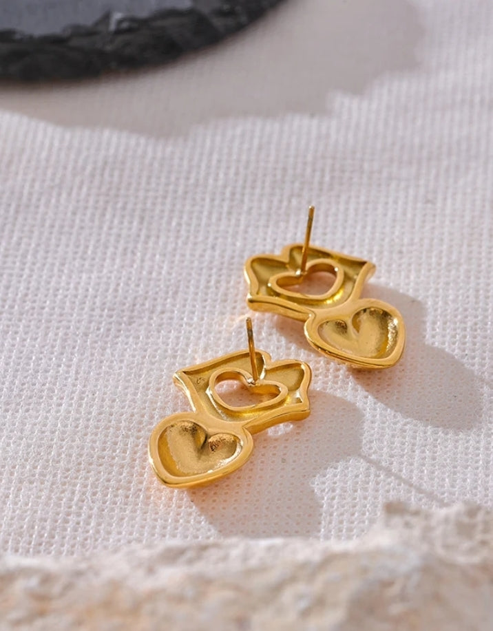 Kisses&love earrings
