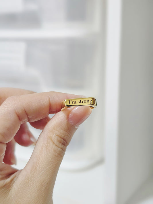 Anillo personalizado