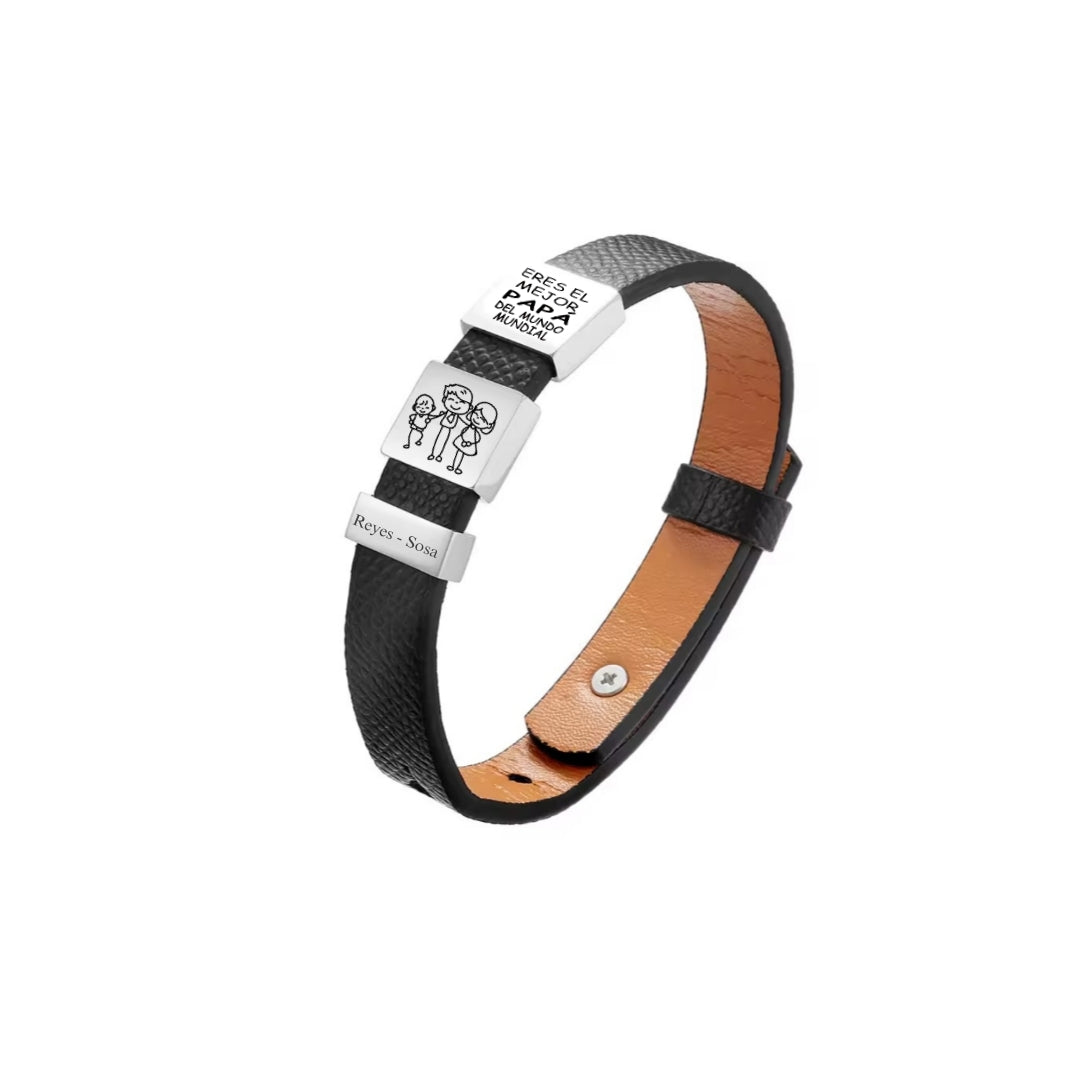 Pulsera para caballero personalizada