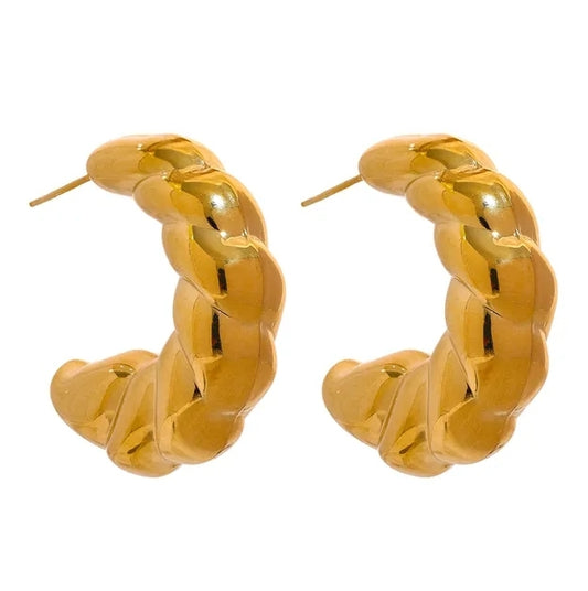 Croissant earrings