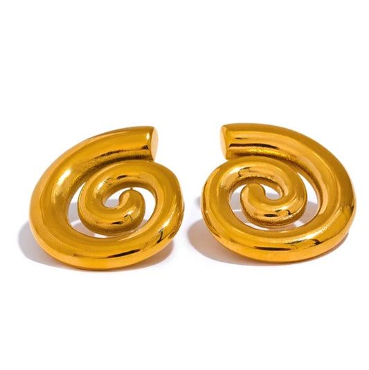 Spiral earrings