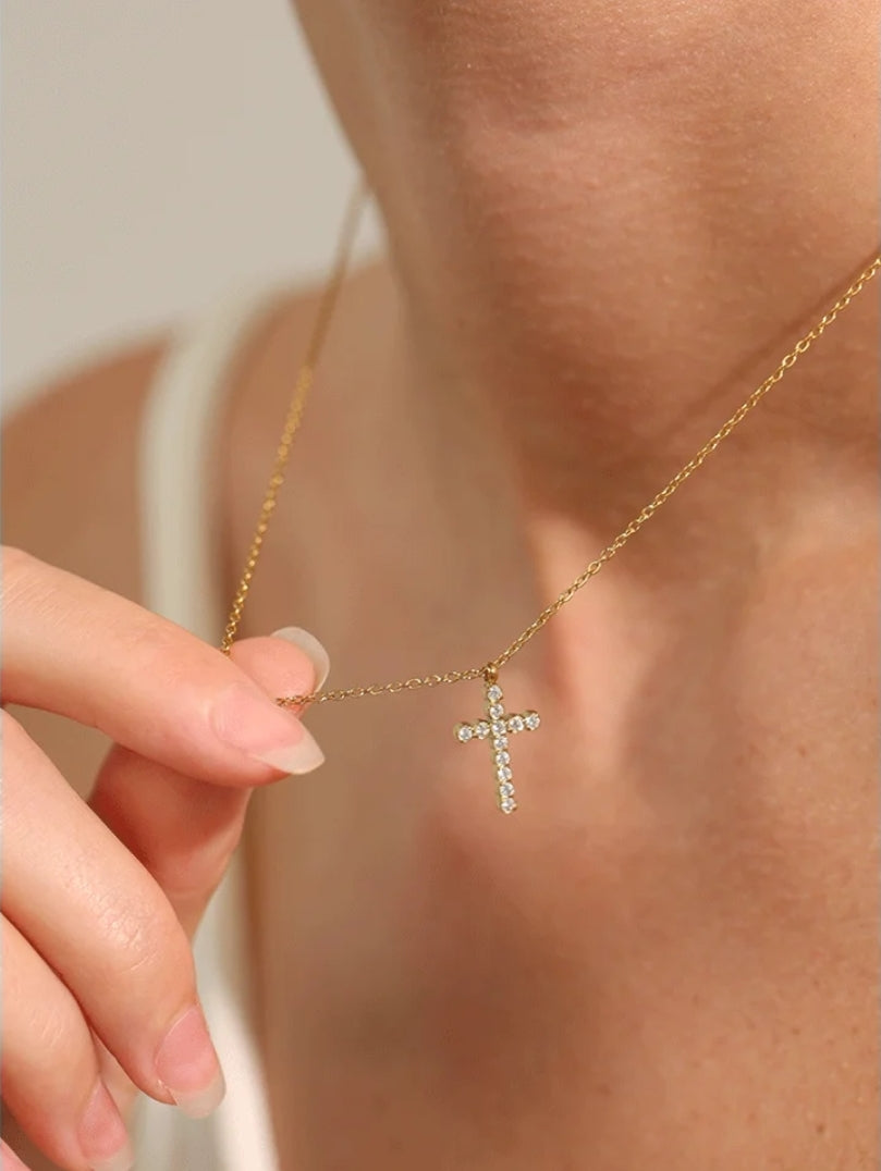 The cross necklace