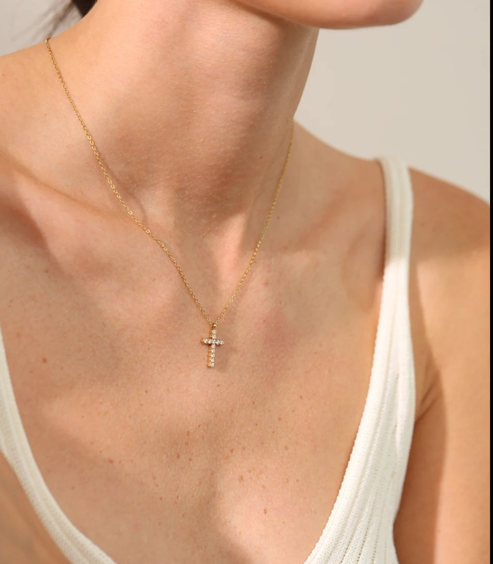 The cross necklace